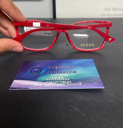 Gucci red GG0025O glasses