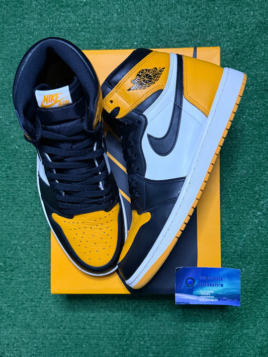 Jordan 1 Yellow Toe Taxi 11 Men/12.5 Women “Preowned”