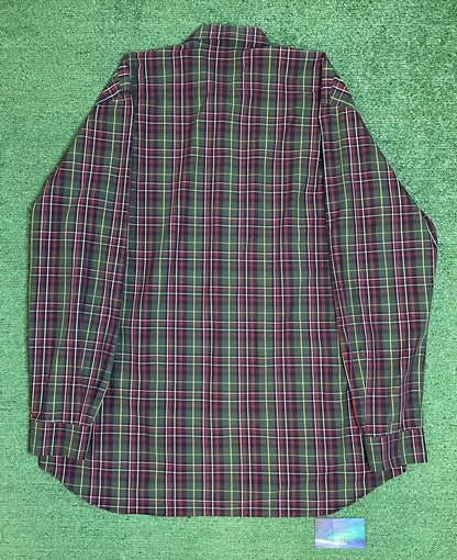 Balenciaga front logo flannel shirt 2019