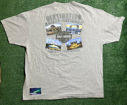 Harley Davidson Motorcycle destination tacoma Tee