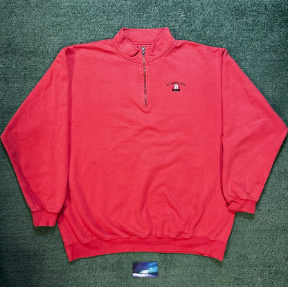 Vintage Naples Florida orange quarter zip
