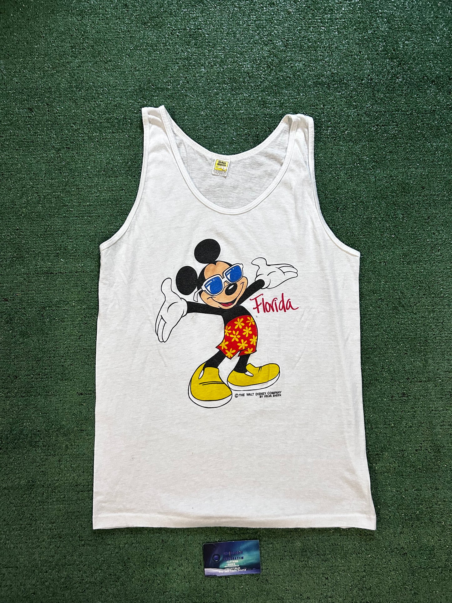 Vintage 1980s Mickey Mouse Florida tank top