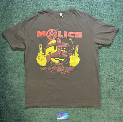 Malicewear olive green tee