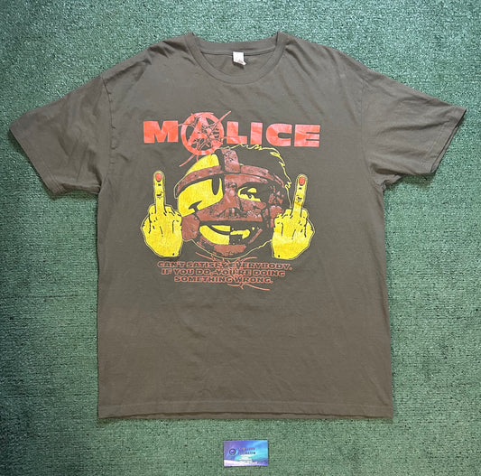 Malicewear olive green tee
