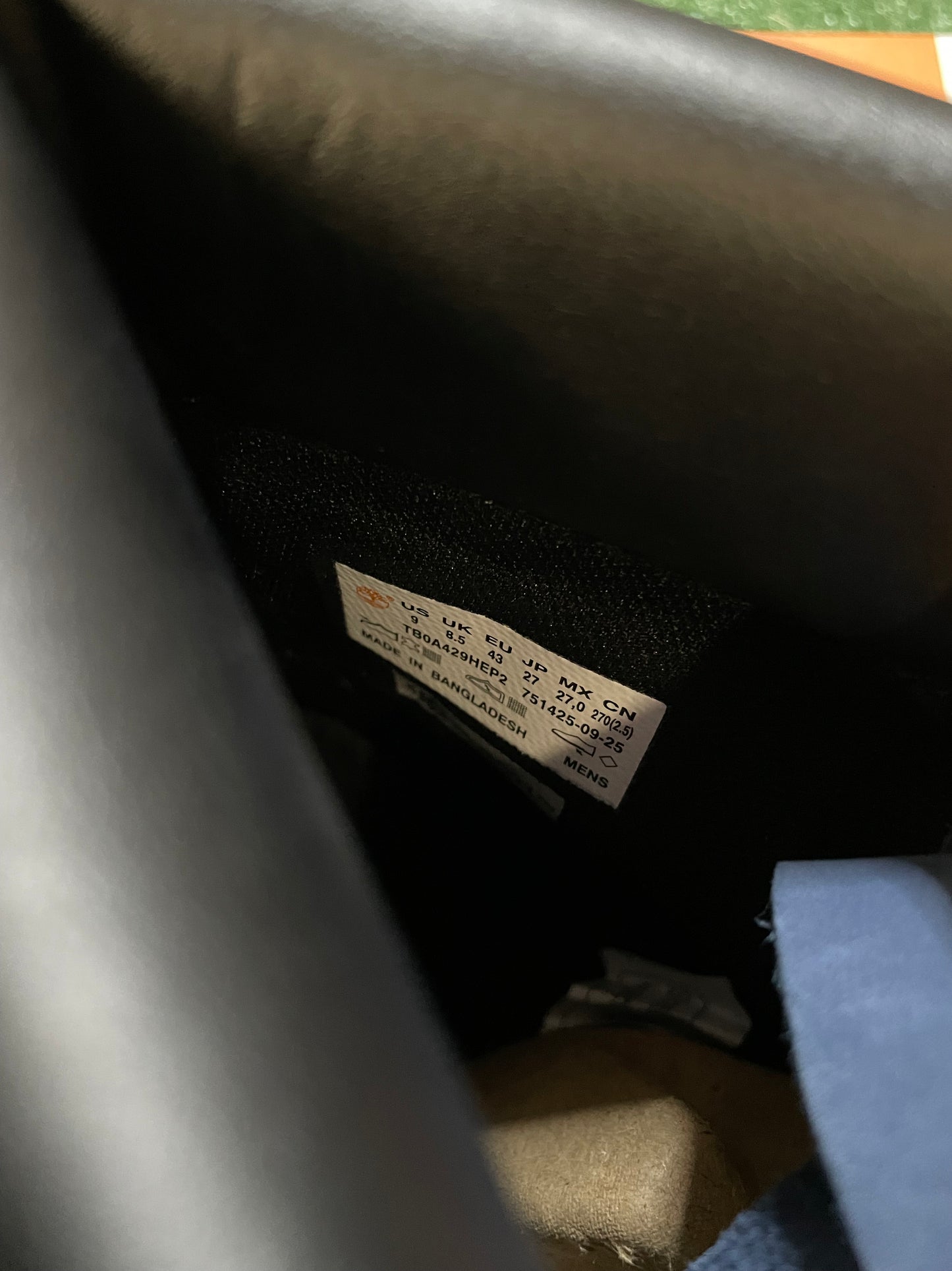 Timberland 6 inch classic dark blue nubuck