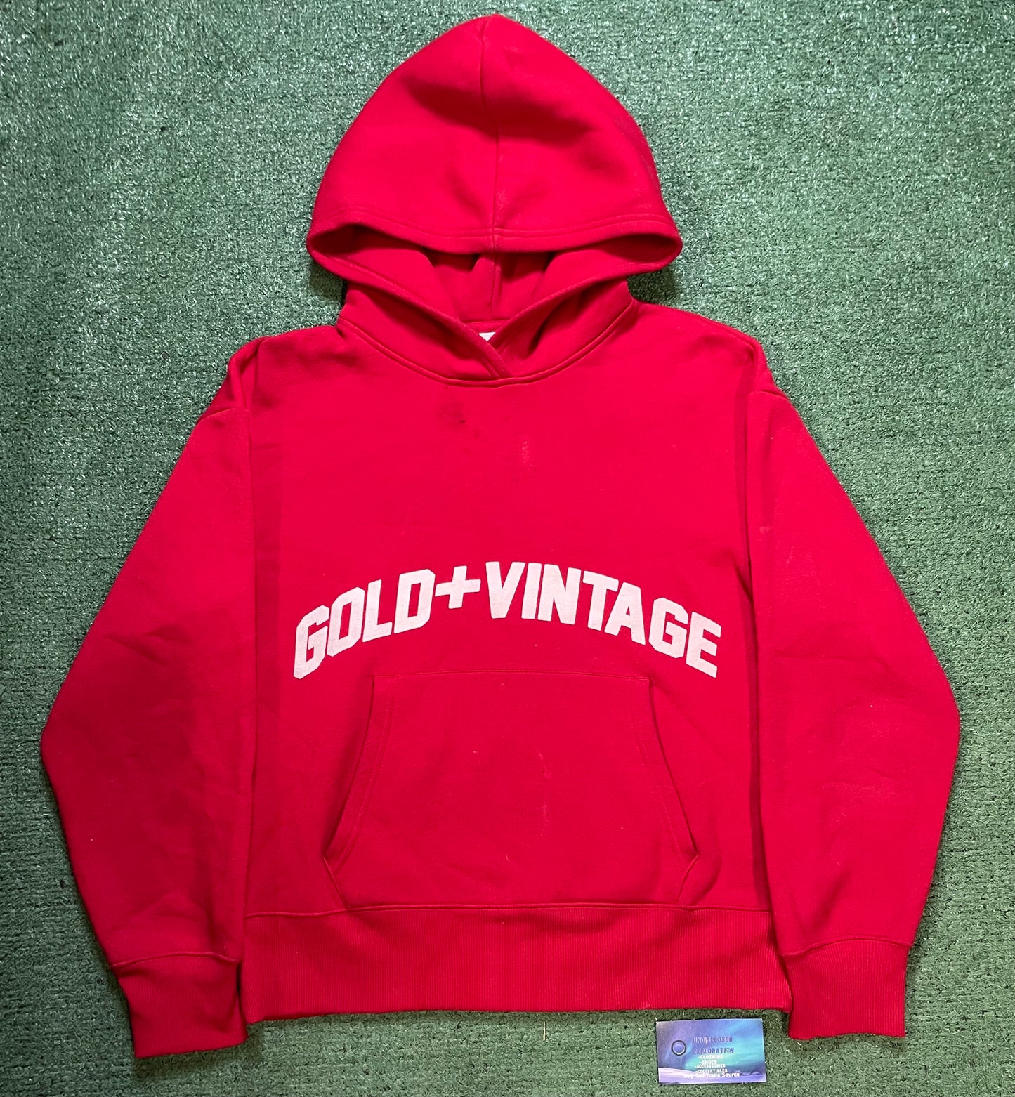 Gv gallery red pullover hoodie