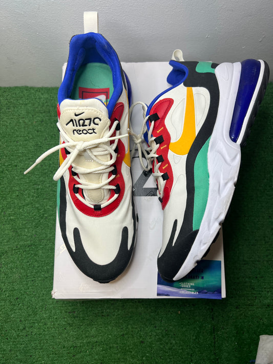 Nike air max 270 react Bauhaus size 10.5men/12women