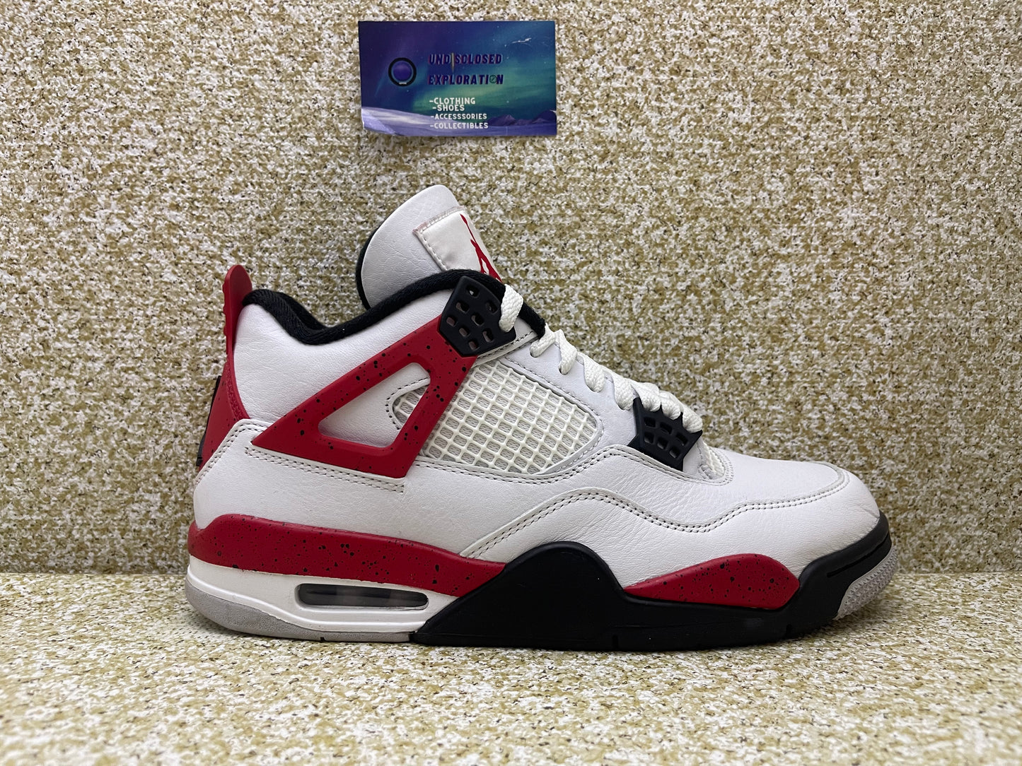 Jordan 4 Red Cement 8 Men/9.5 Women “Preowned”