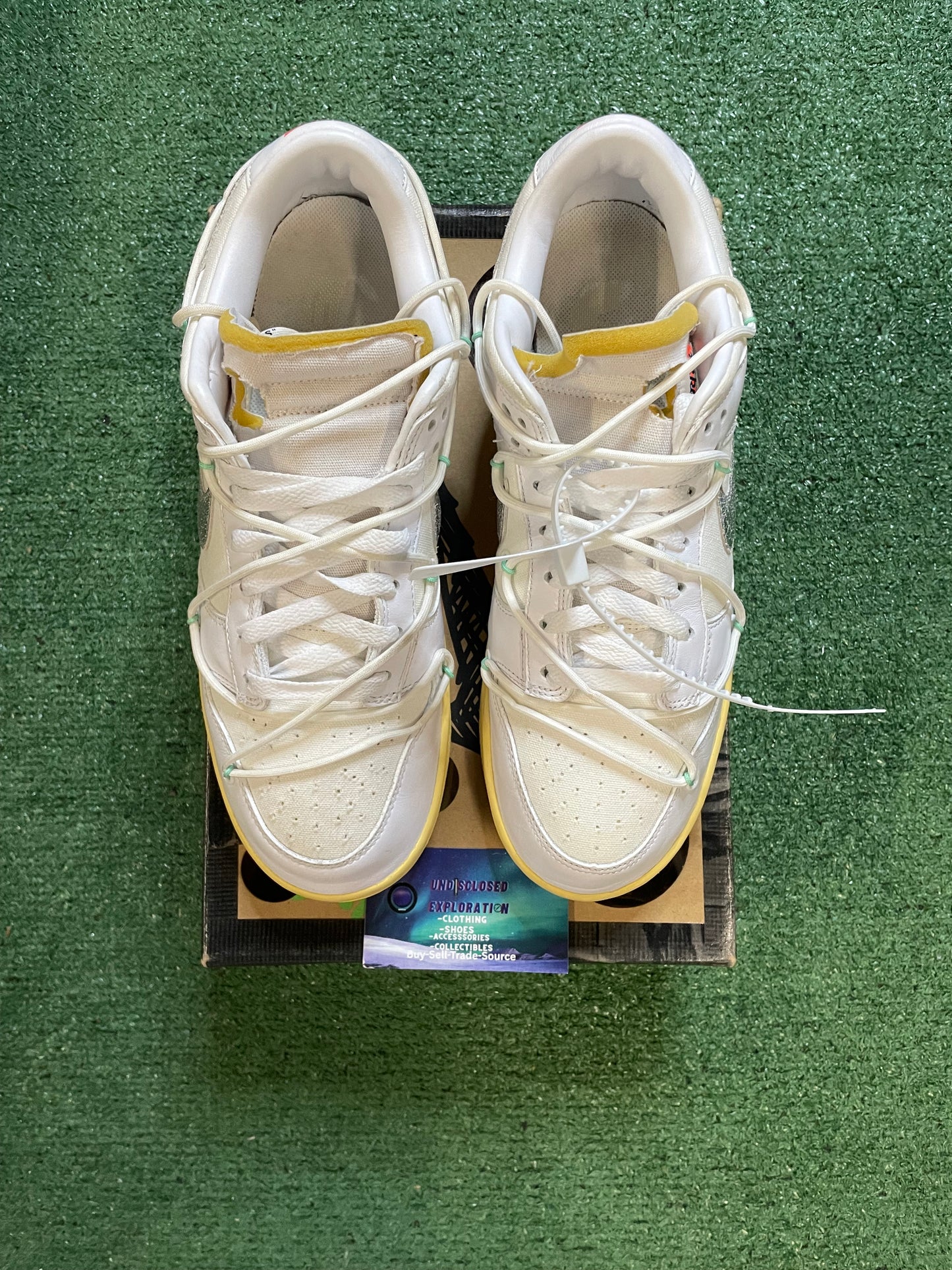 Nike Dunk Low x off white lot 1 of 50 size 10.5men/12women