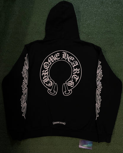Chrome Hearts horseshoe floral hoodie
