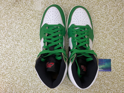 Jordan 1 High Lucky Green 10.5 Men/12 Women “Preowned”