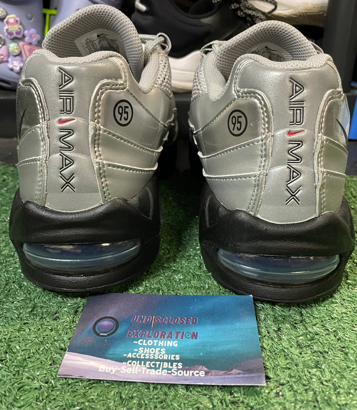 Nike Air Max 95 big bubble metallic silver