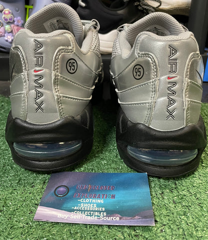 Nike Air Max 95 big bubble metallic silver