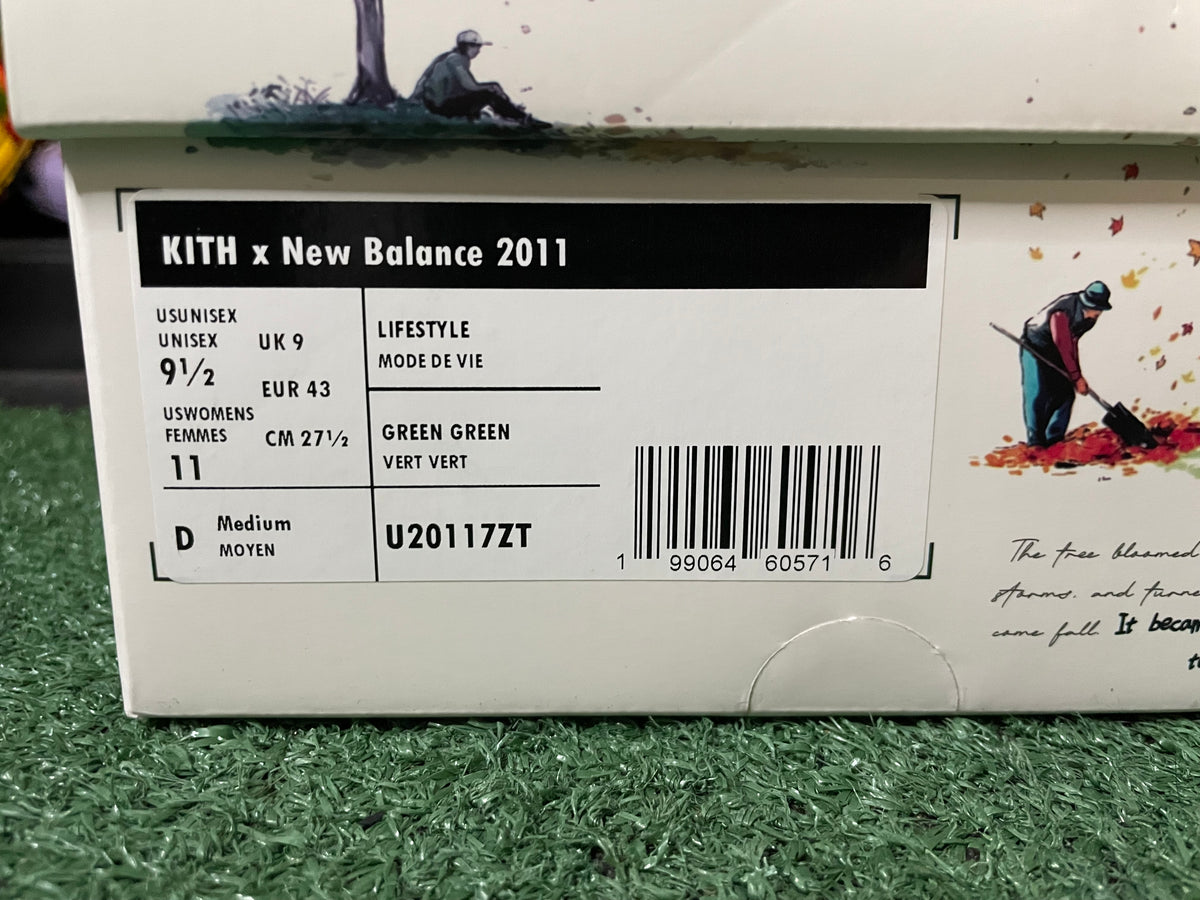 KITH x New Balance 2011 leaf green