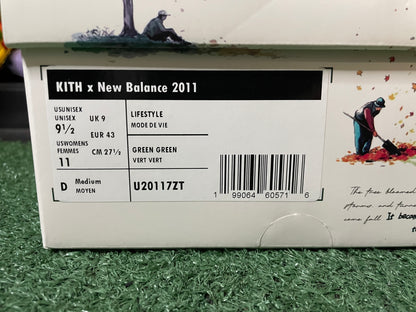 KITH x New Balance 2011 leaf green