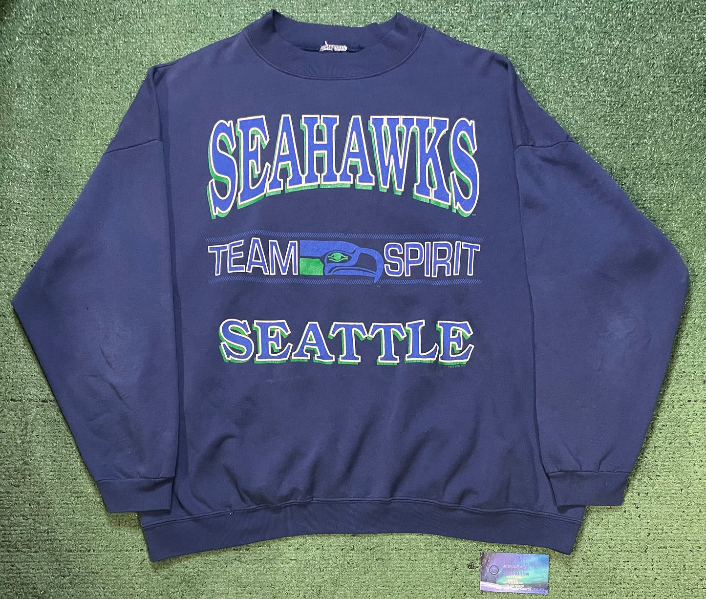 Vintage 1990s Seattle Seahawks Team Spirit Crewneck