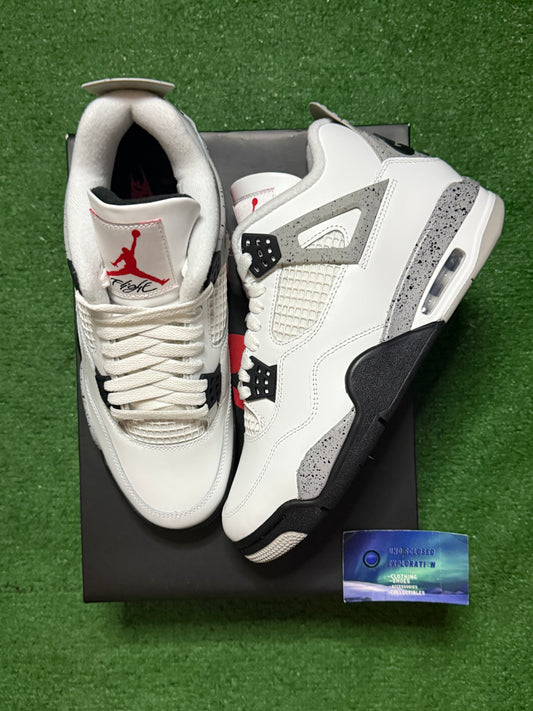Jordan 4 White Cement