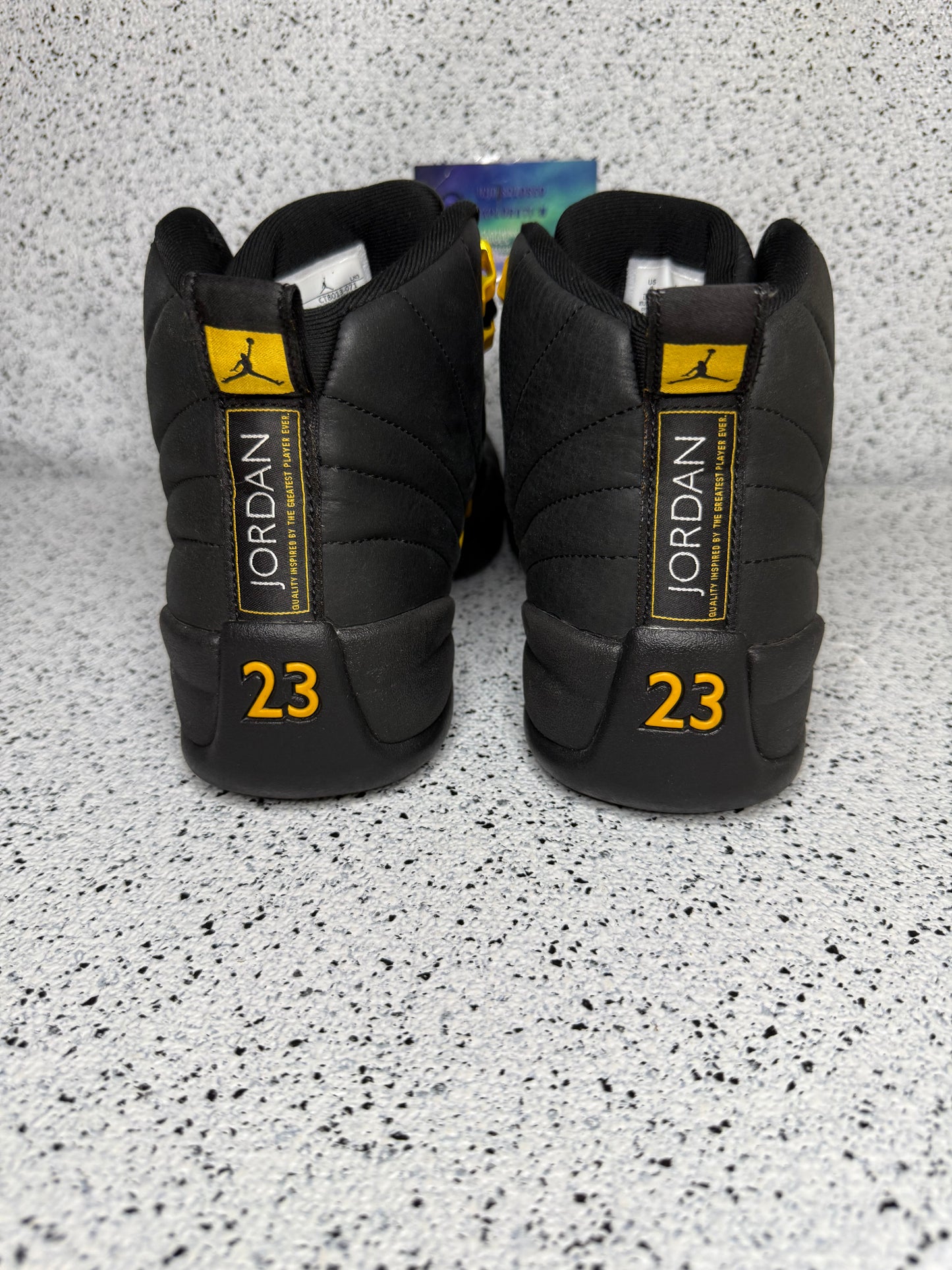 Jordan 12 Black Taxi 9 Men/10.5 Women “Preowned”