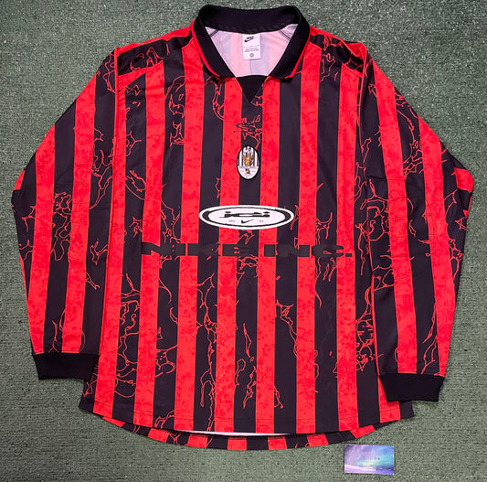Nike black and red longsleeve jersey