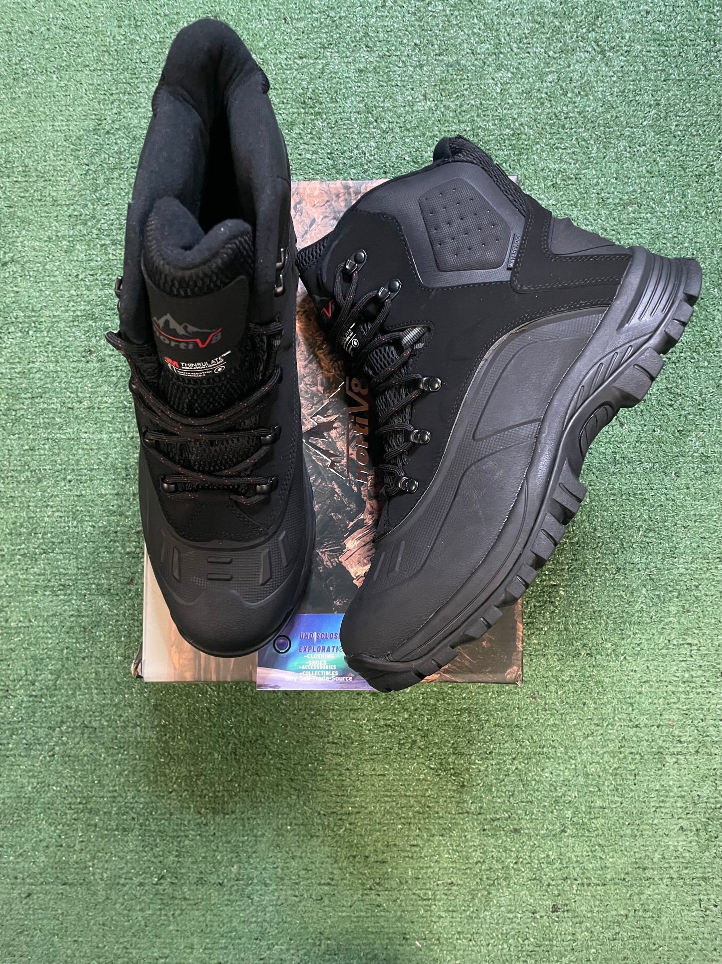 Nortiv 8 black boots