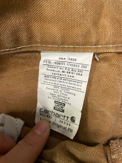 Carhartt double knees  tan pants