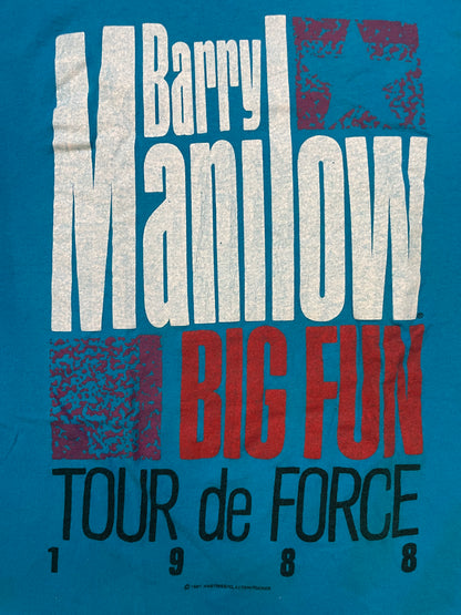 vintage 1988 Barry Manilow Big Fun Tour de Force tee