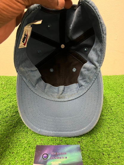 Vintage 1990s Nike blue center swoosh kids hat