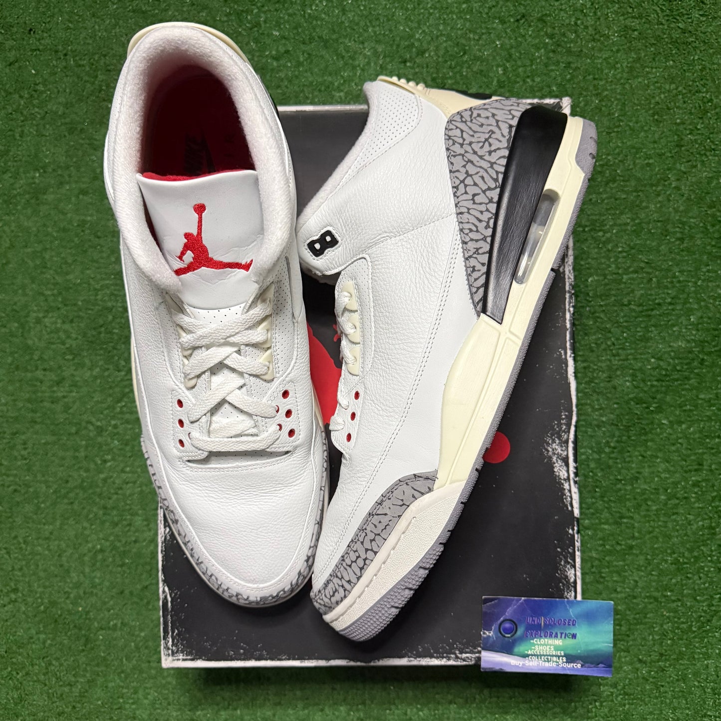 Jordan 3 White Cement 16 Men “Preowned”