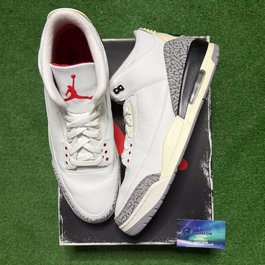 Jordan 3 White Cement 16 Men “Preowned”