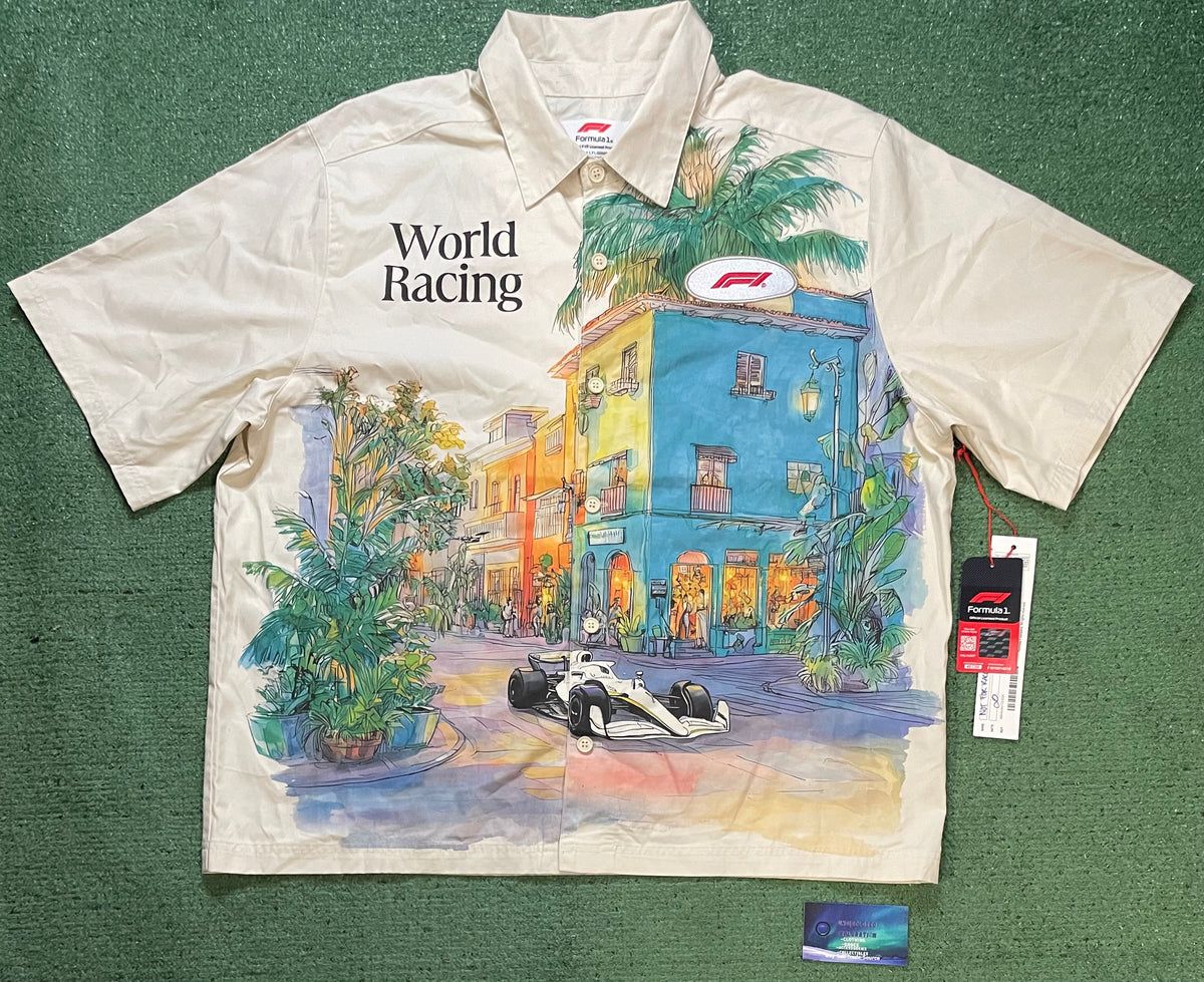 Formula 1 World Racing Rivera short sleeve button up