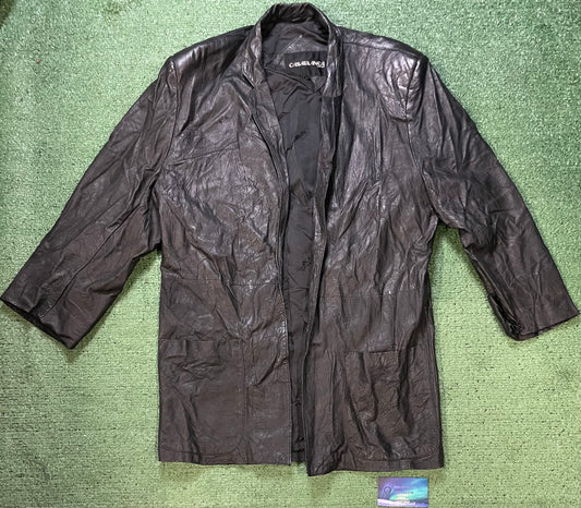 Casablanca black leather jacket