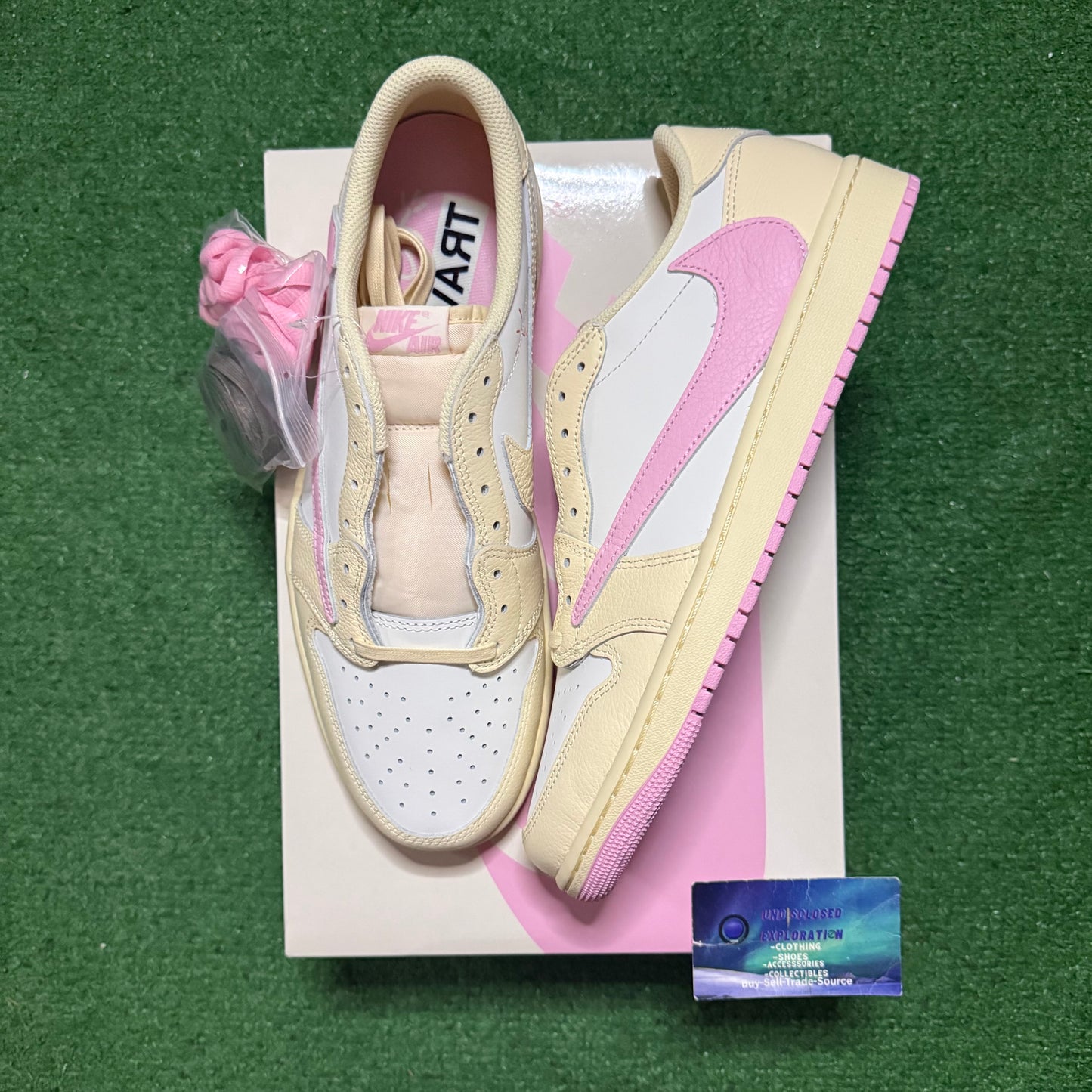 Jordan 1 Low Travis Scott Shy Pink