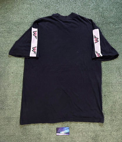 Vintage 1990s  the rock laying the smackdown WWF Dwayne Johnson tee