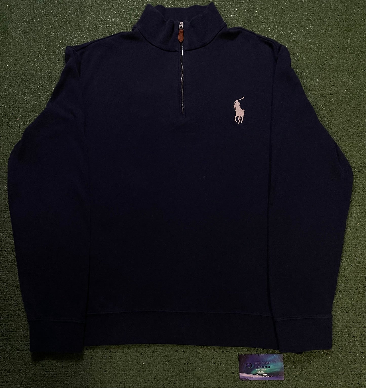 Vintage Polo Ralph Lauren navy quarter zip