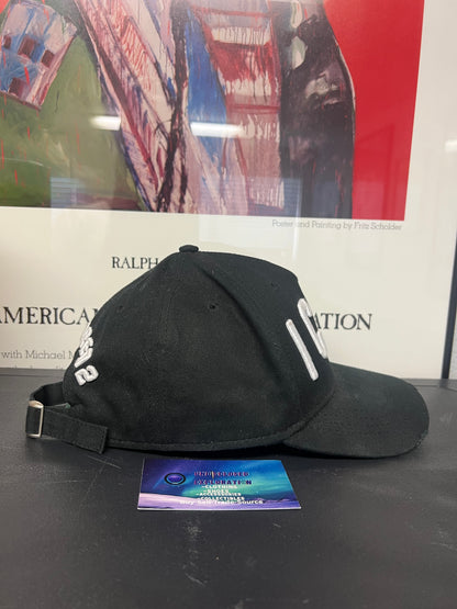 DSQUARED 2 Icon Distressed Black hat