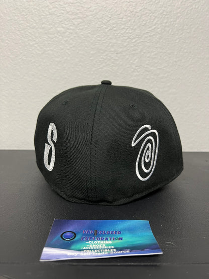 Stussy Spiral black fitted hat