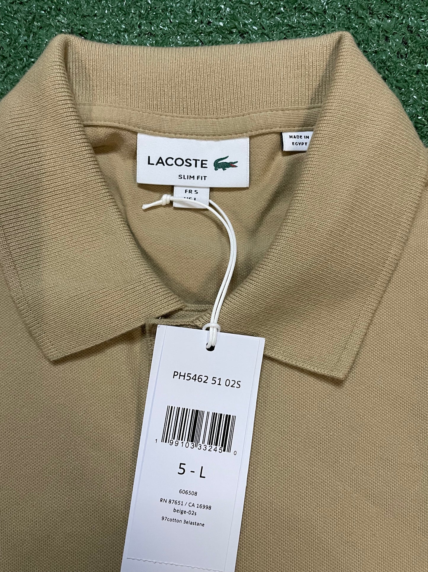 Lacoste beige polo