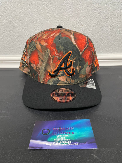 Atlanta Braves Amber Leaves 150th anniversary new era hat