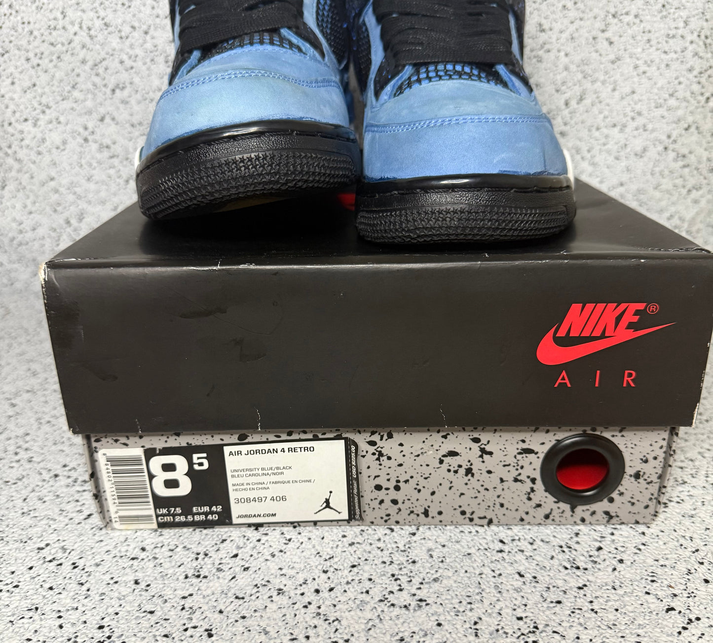 Jordan 4 Travis Scott Cactus Jack 8.5 Men/10 Women “Preowned”