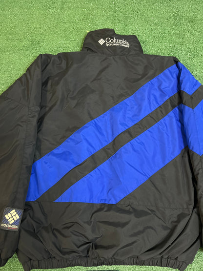 Vintage 1990s Columbia Spellout big logo puffer jacket