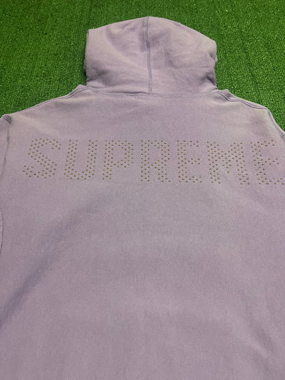 Supreme Studded violet hoodie