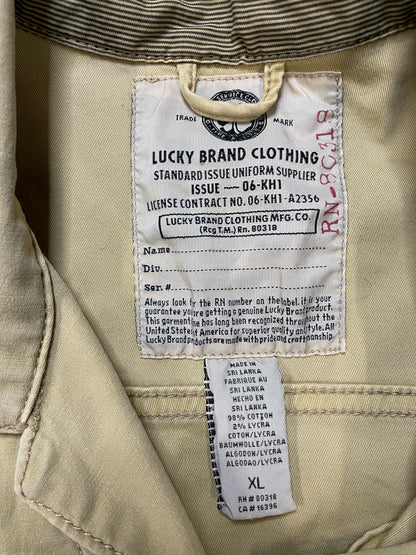 Lucky Brand beige utility jacket
