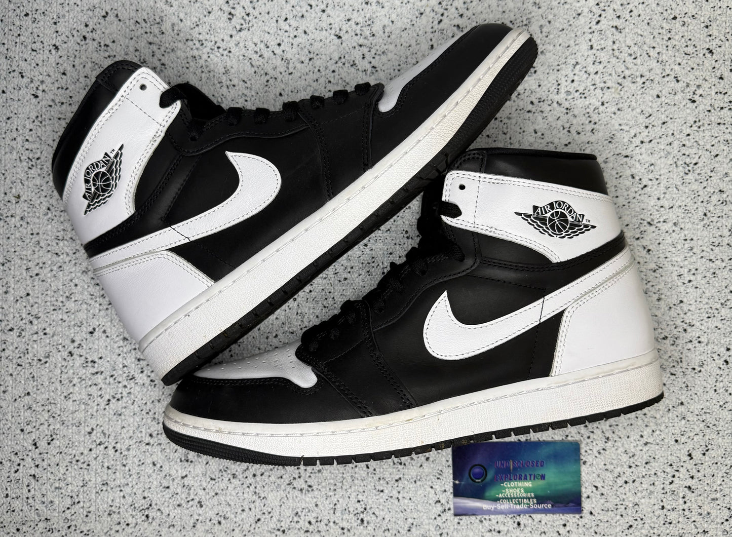 Jordan 1 Black White 12 Men/13.5 Women “Preowned”