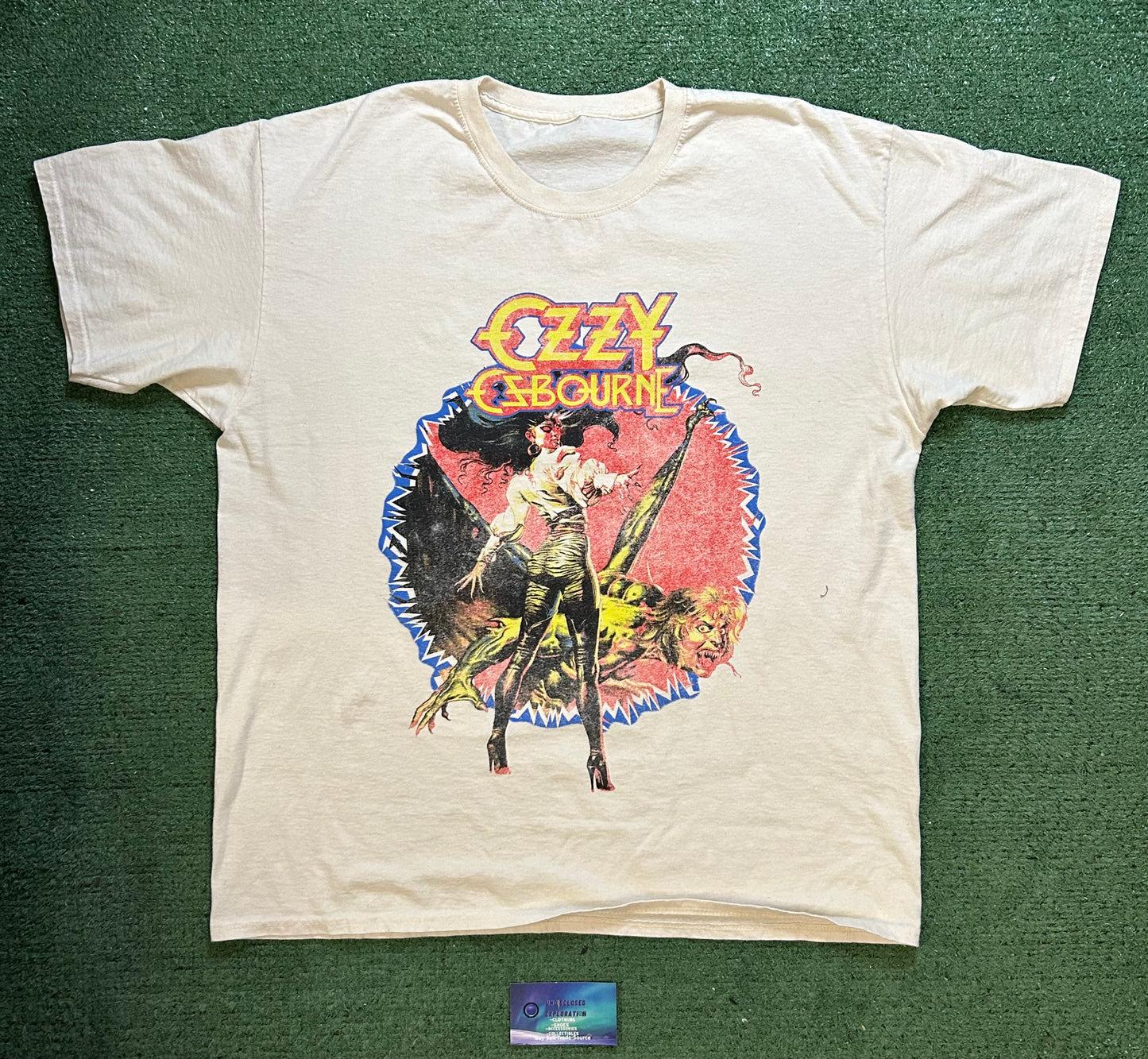 Ozzy ozbourne tour 86 white tee