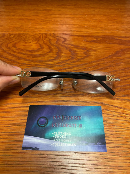 Dolce & Gabanna DG 1150 black and gold glasses