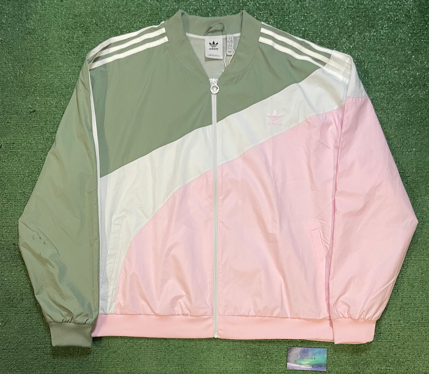 Adidas swirl woven track jacket