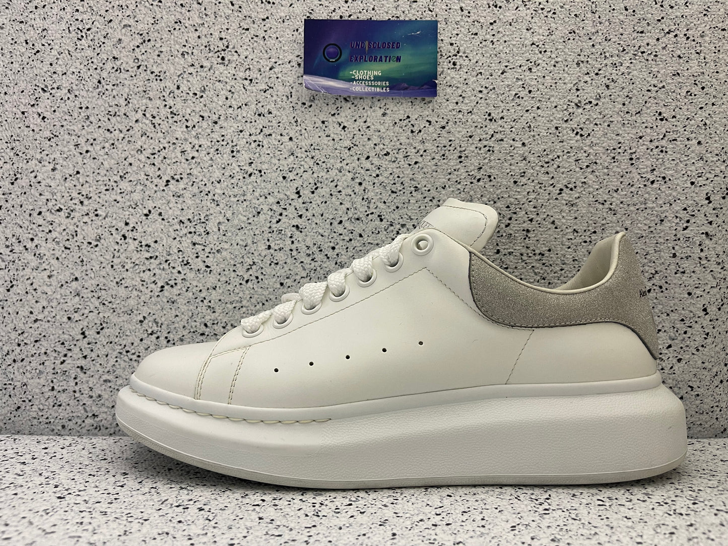 Alexander McQueen Oversized White/Silver 42.5 EU/9.5 Men “Preowned”