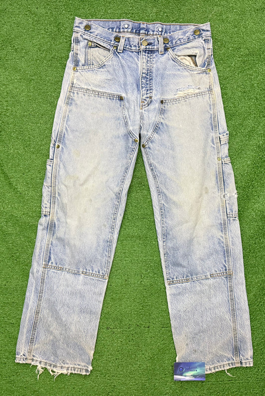 Vintage Key Double Knee Jeans