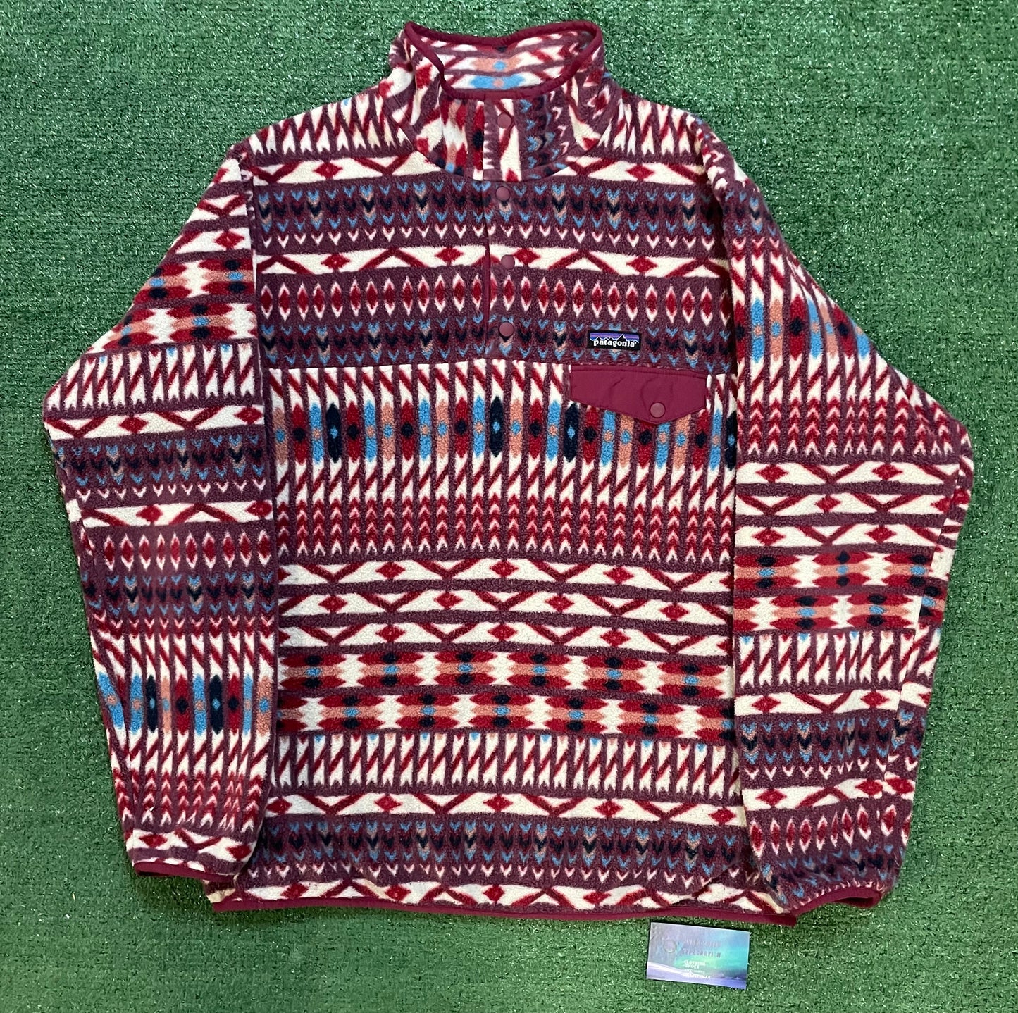 Vintage Patagonia synchilla strawberry kuta klash fleece