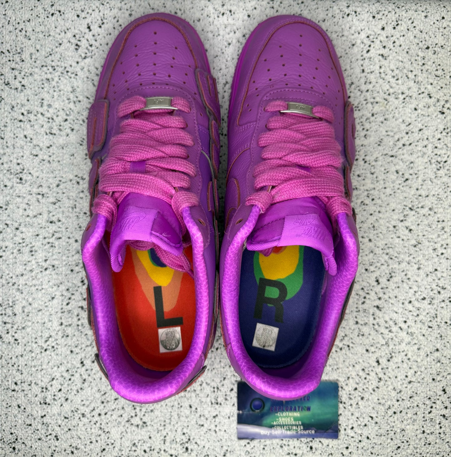 Nike Air Force 1 Low CPFM Fuchsia 9.5 Men/11 Women “Preowned”